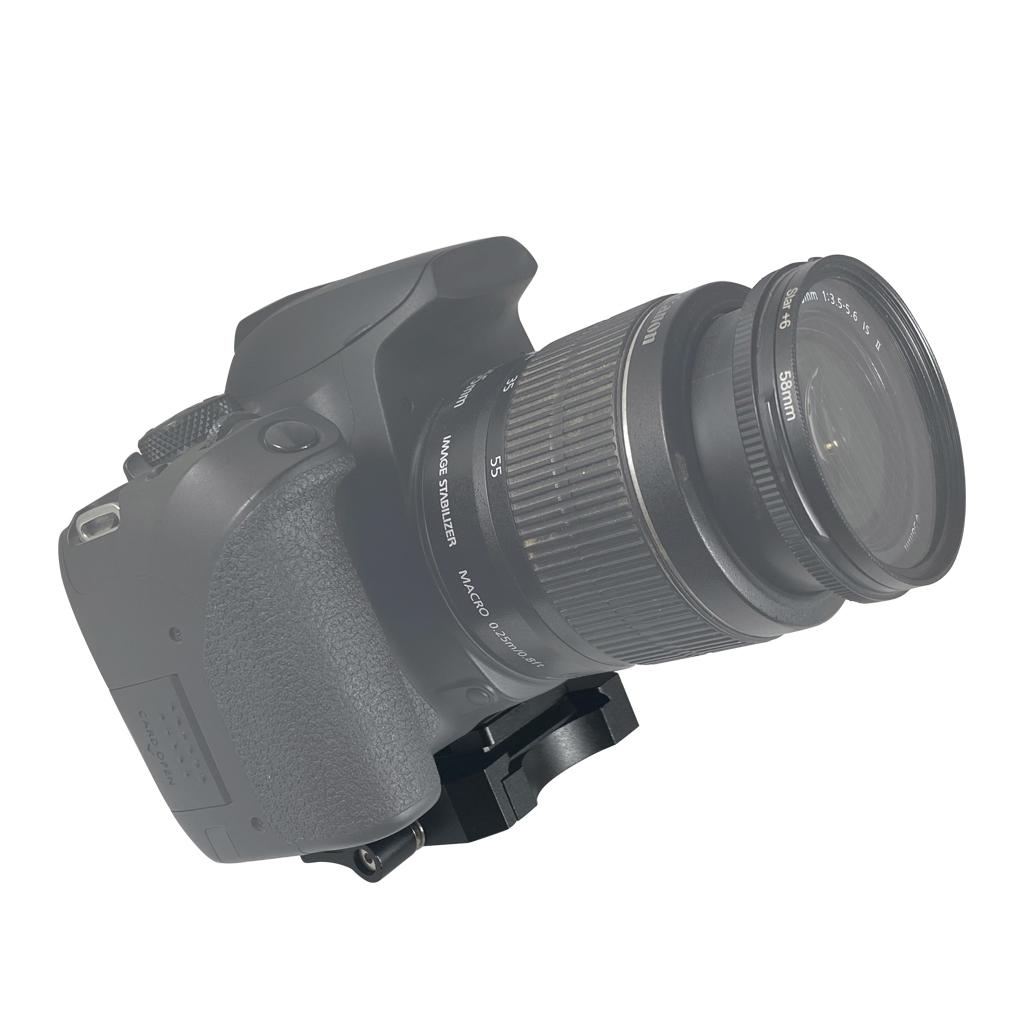 Quick Release Clamp Adapter Board Aluminium Alloy 3/8 to 1/4 Screw Mount for Ball Head Tripod SLR Cameras for Arca Swiss Plate