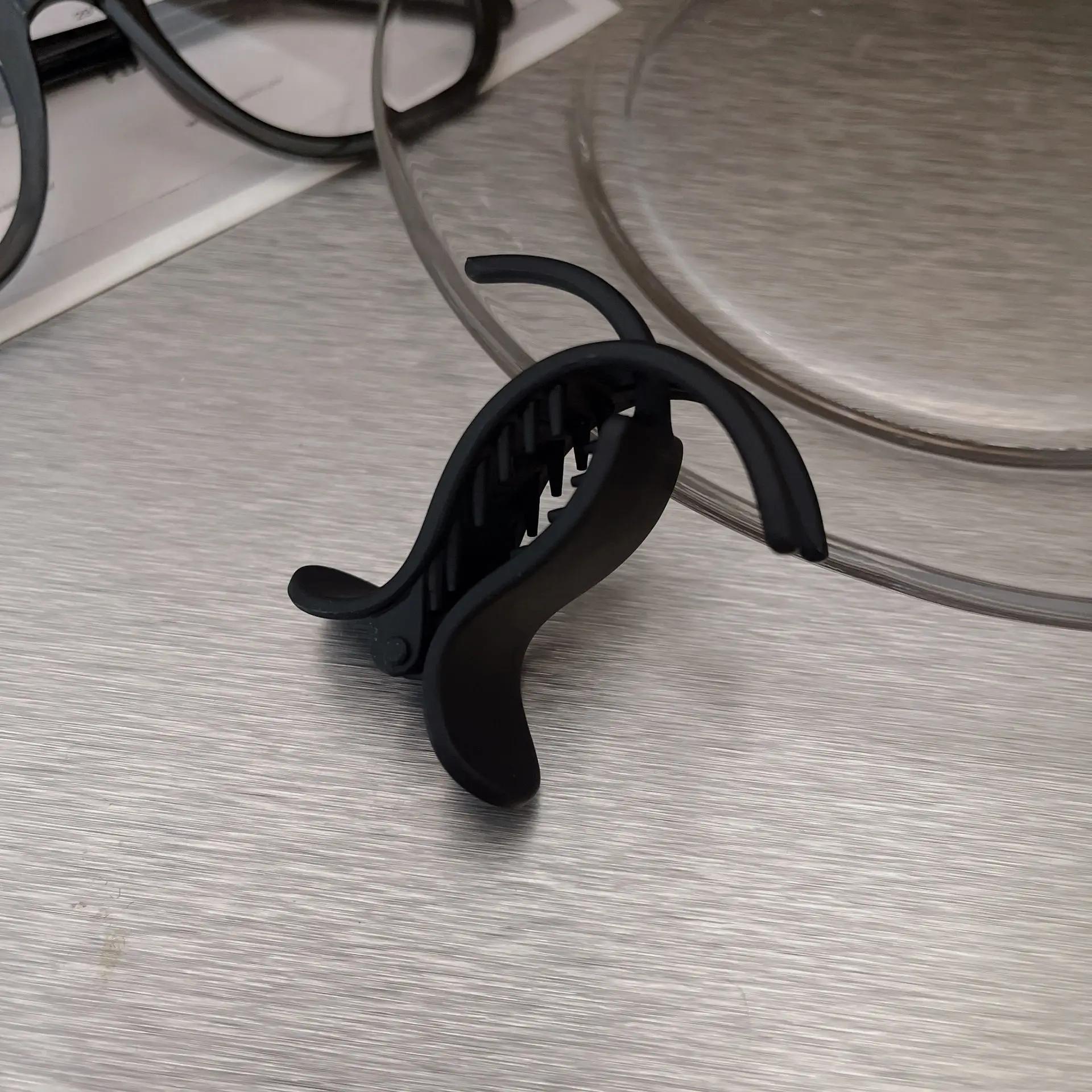 

Корейский простой матовый высокий зажим для хвоста, сломанные волосы, фиксированный артефакт, пряжка для хвоста, противопровисающая шпилька, аксессуары в виде когтей акулы