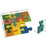 Shape Matching Children Wooden Puzzle Assembly Kids Educational Toys Logical Thinking and Spatial Training.