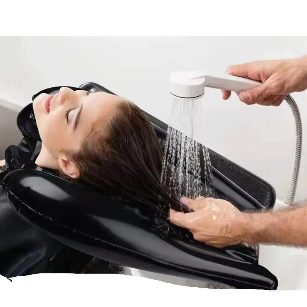 Bacinella Gonfiabile Portatile Durevole per Lavare i Capelli Comoda Vasca Universale per Capelli Salvaspazio Bacinella da Letto per Shampoo Assistenza Anziani