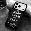Keep Calm and Play Rugby Love Phone Case for iPhone 17 16 15 Pro Max Air 14 13 12 11 Plus Shockproof Cover