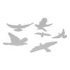 Bird Shape Mirror Wall Sticker   Wall Decals for Living Room Bedroom Decoration