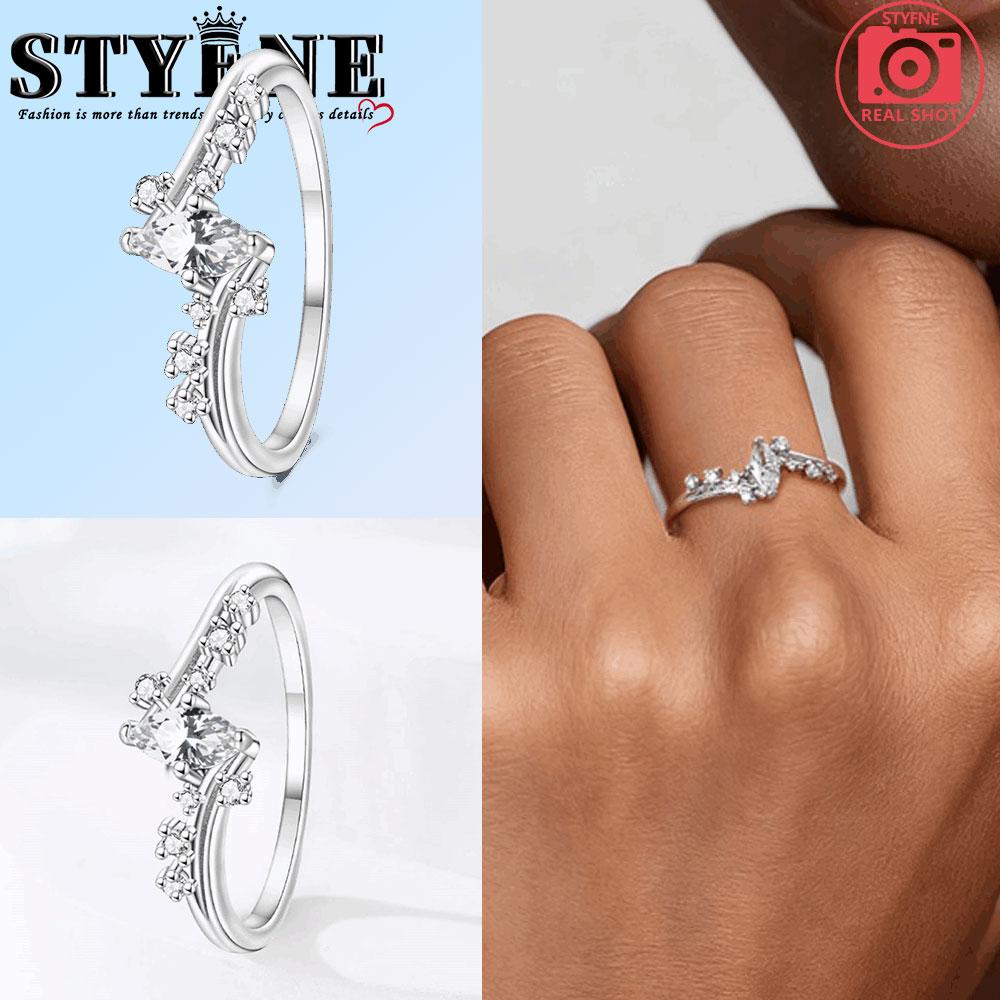 

Copper Metal Sparkling White Zirconium Couple Proposes Ring Women s Anniversary Perfect Gift Engagement Rings Designed For Women Jewelr 7