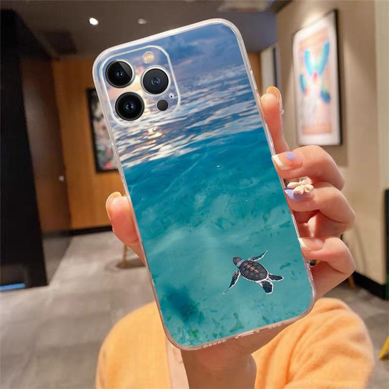 Sea Turtles Phone Case Carcasa Funda For iPhone 17 Pro Max 17 Air 16 15 14 13 Pro Max 15 16 Pro 15Plus Case