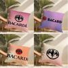 B-Bacardi Marken Kissenbezug Kissenhülle, beidseitig bedruckt, Sofakissen, Schlafzimmer Kopfkissen