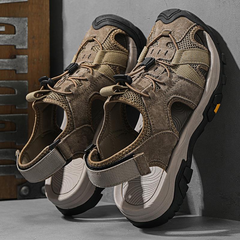 Moda Nuovi Arrivi Scarpe Casual Estive da Uomo Sandali da Esterno per Uomo Comodi Sandali Bassi da Spiaggia Traforati Sandali Romani Asciugatura Rapida Sandali Traspiranti