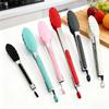 Stainless Steel & Silicone Multi-functional Cooking Tongs for Kitchen and Barbecue