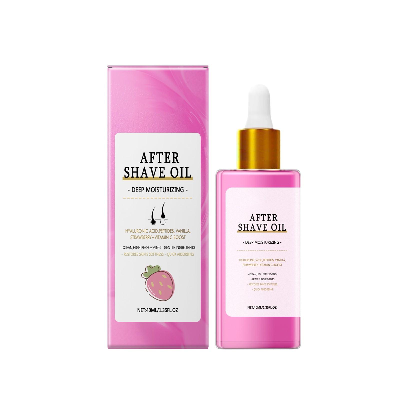 

Масло после бритья с ароматом клубники Мягко увлажняет, смягчает и ухаживает за кожей 40 мл One Size