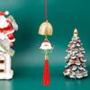 New Acrylic Christmas Bell Iron Portable Tassel Pendant Wind Chime