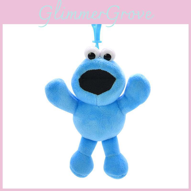 Adorable Sesame Street Cookie Monster Soft Plush Ornament Dolls For Kids Gifts
