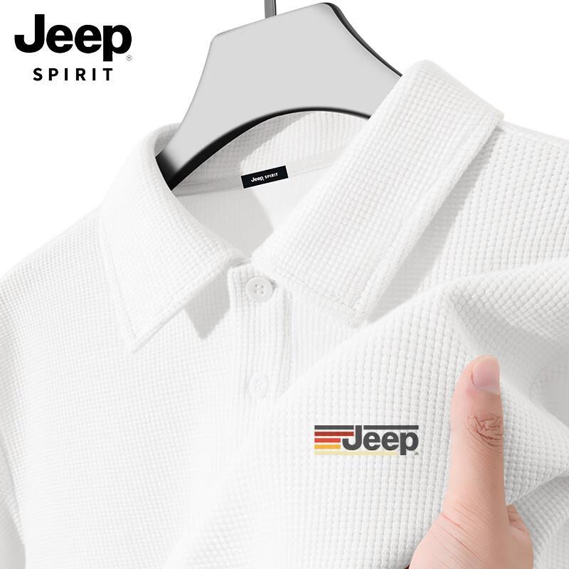 Мужская вафельная рубашка-поло JEEP SPIRIT Лето 2026 2XL