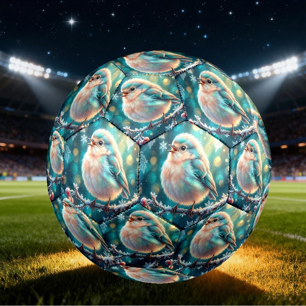 1pc Winter Songbird Size 5 Soccer Ball Professional Lightweight Durable Match Training Football Indoor &Outdoor Sports BallTraining Ball y82