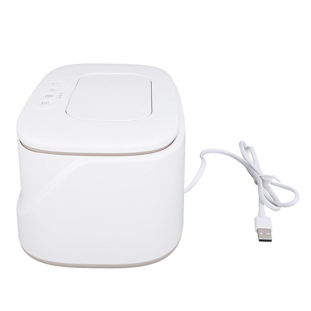 Wipe Warmer with 3 Speed Night Light Spring Design 3 Levels Temperature Adjustable Large Capacity