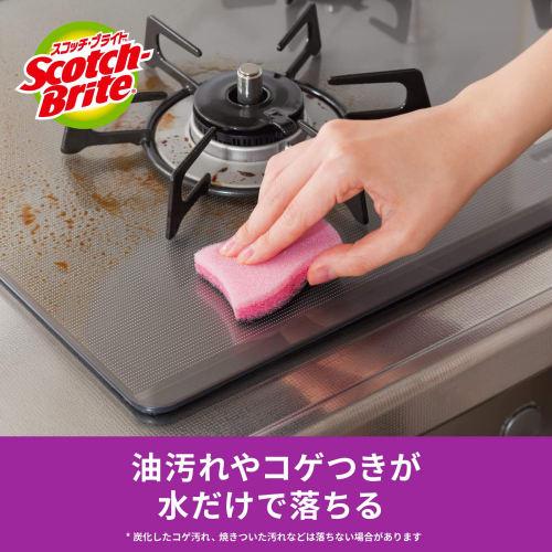 [.co.jp limited] 3M Sponge Gas Stove IH Oil Stain Cleaner 12 Pieces Scotch Brite GH-4K 3P A General Cleaning