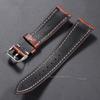 Calfskin Leather Watchband Quick Release Watch Band Wrist Strap with Silver Stainless Steel Buckle 18mm 19mm 20mm 21mm 22mm Belt