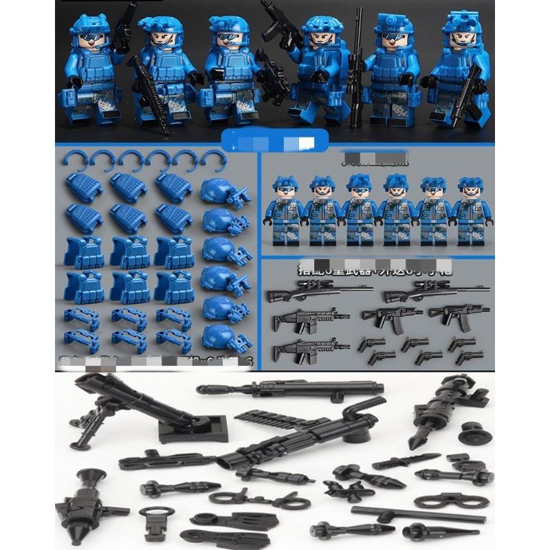 Peacekeeping and Riot Control Teams, Police, Special Forces, Soldiers, Military Figures, Children, Assembled Toys, Building Toys, Gifts