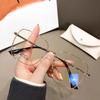 Retro Glasses Frame, Big Face Slimming, Large Square Frame, Myopia Glasses Frame for Men and Women, No-makeup Artifact