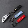 Anti-lost Metal Keychain Buckle Suede Leather Car Styling Keychain For Chevrolet Colorado Cruze Spark Captiva Malibu Trax