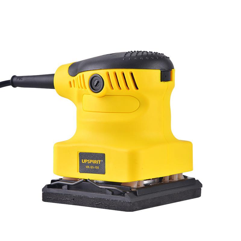 Household Electric Flat Sanding Machine Small Portable Woodworking Wall Sandpaper Polisher Handheld Putty Polishing Machine