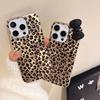 For Redmi 14 Pro Plus 13 12 12S 11 11S 10 10S 9 14C 13C 12C Leopard Blink Diamond Candy Bowknot Lustre Lining Phone Case