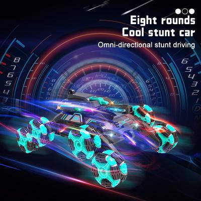 RC Stunt Car Kids Double Sided Flip Remote Control Cars 2.4G Wireless Remote Control High Speed 360° Rotation Drift Auto Toys