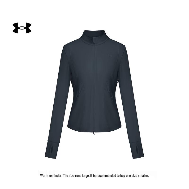 Under Armour מעיל אימון GTS לנשים עם רוכסן מלא