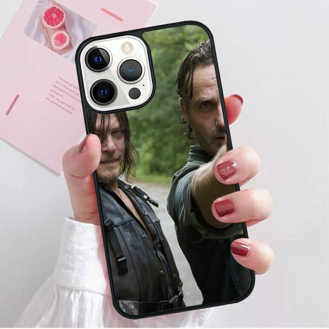 The Walking Dead Zombie Rick Daryl Phone Case Cover For iPhone 17 Air 15 16 14 13 12 Pro Max 11 Pro Max Plus Coque