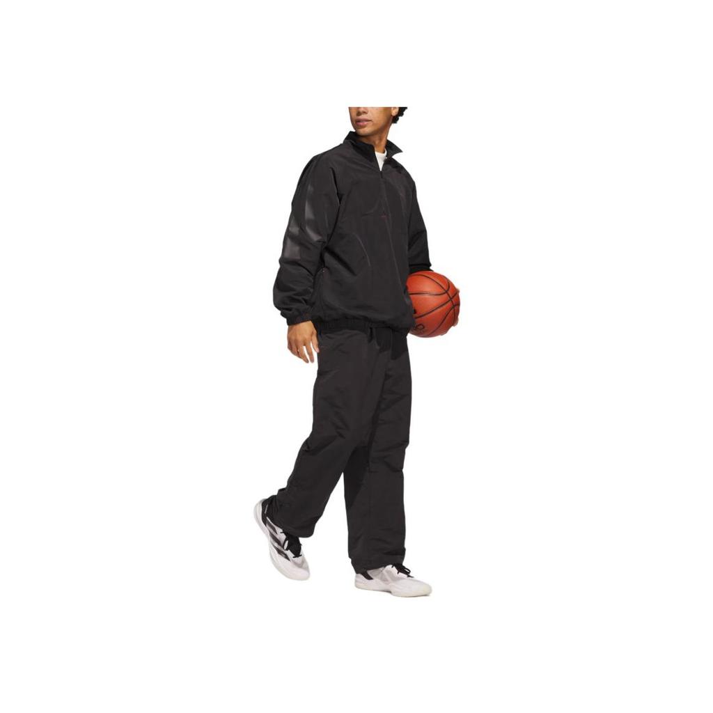 adidas The 2025 Collection Chapter 01 Basketball Fashion Comfortable Versatile Pullover Sweatshirt Unisex Sweatshirt Black IW5636