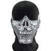 Multifuntional Crystal Skull Half Face Mask Themed Party Accessory Perfect for Halloween Carnival and Costume Gatherings