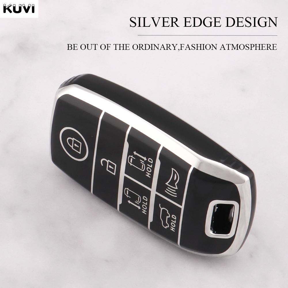 6 Buttons New Tpu Car Remote Key Case Cover Shell For Kia Sedona Grand Carnival Sorento L580 Keyless Protected Fob Accessories