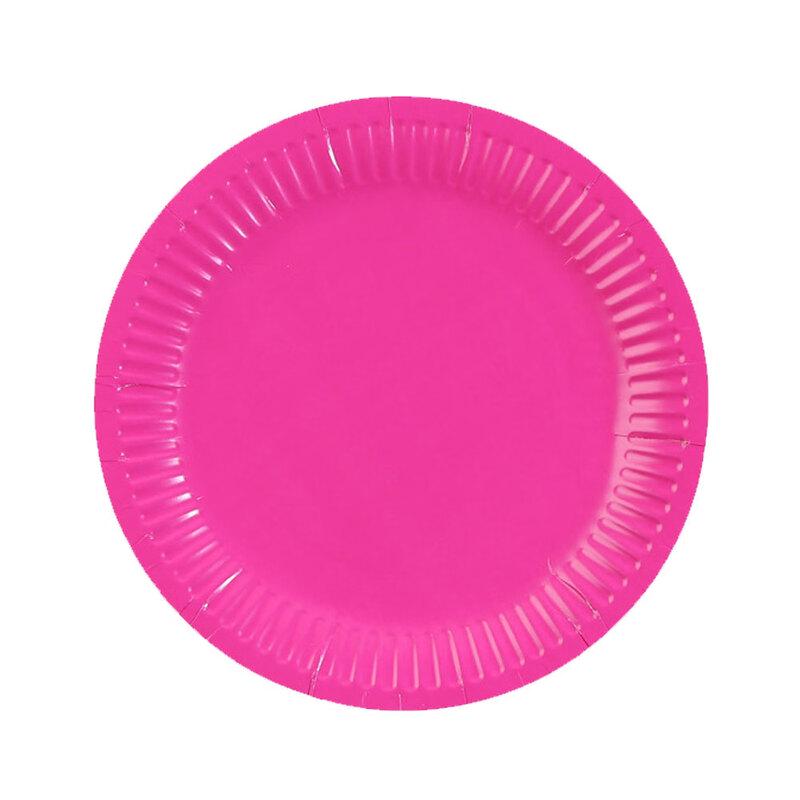 OIMG Creative Round Disposable DIY Craft Paper Plates