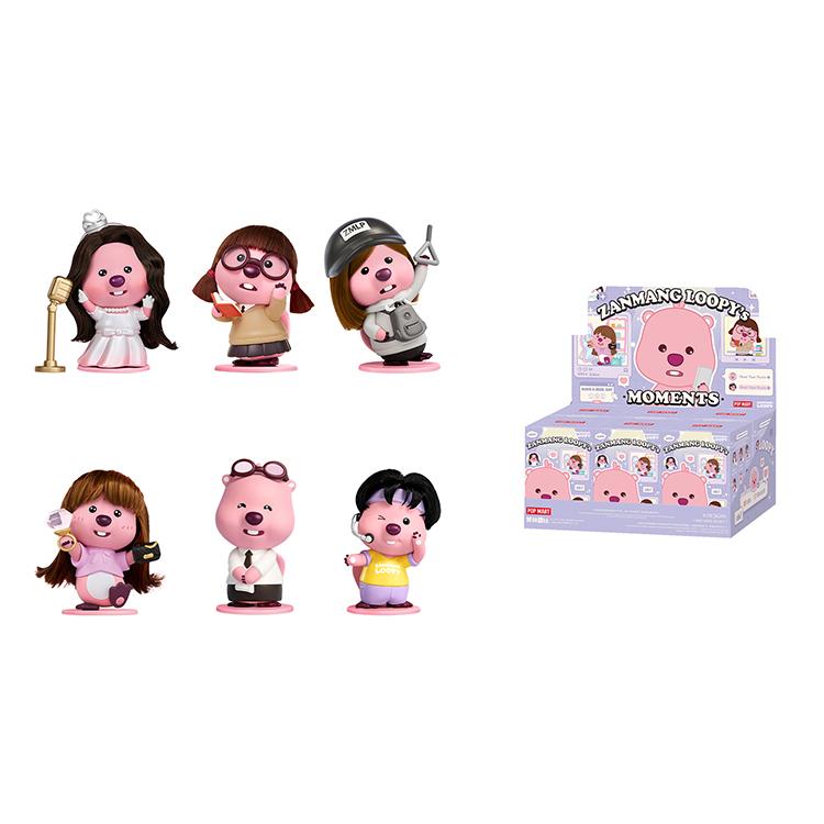 New POP MART Zanmang Loopy's Circle Of Friends Performs Me Blind Box Products Single Mystery Box/Full Box 6 Pcs PPMT-2501-0041