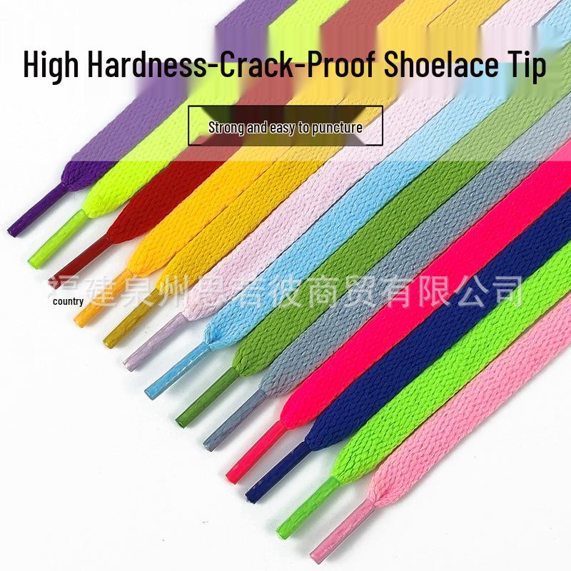 Original White AF1 Flat Shoelaces - AJ1 Dunk Air Force One Sports Laces (Pair)