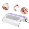 LINMANDA Nail Dust Collector Machine 80W Nails Filter for Manicure Nail Fan Dust Collector with 2 Powerful Nail Fan 2 Dust Bags