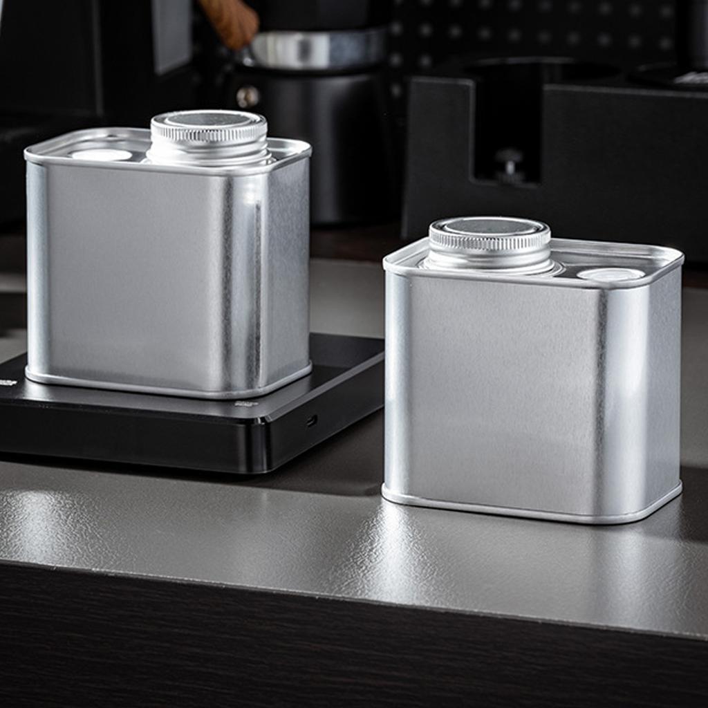 Contenitore in Latta Funzionale Bidone da Cucina Per Chicchi di Caffè Noci Tè Conservazione e Esigenze di Organizzazione Domestica in Cucina