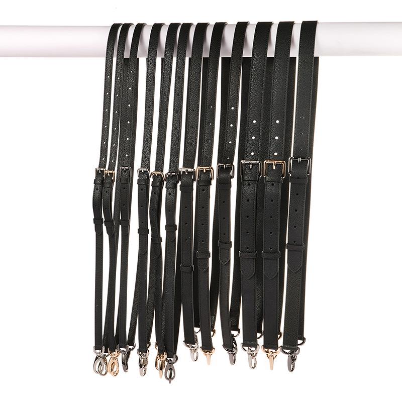 Schwarzer Lychee-Muster Verstellbarer Damen Crossbody-Taschenriemen