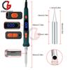 Soldering Iron Kit 120W Adjustable Temperature Solder Iron Thermostatic Rapid Heating Smart Welding Iron 220V for Soldering DIY