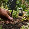 Solar Powered Outdoor Garden Fairy Stake Lights Metal Silhouette Decorative Lantern Holder for Yard Patio Lawn Pathway Lighting