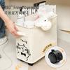 Foldable Oxford Cloth Storage Basket with Wheels