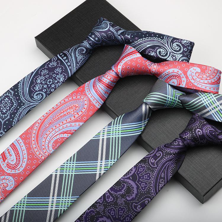 

Men S Tie, Business Hand Narrow 6Cm Trendy Shirt, Suit Pattern Casual