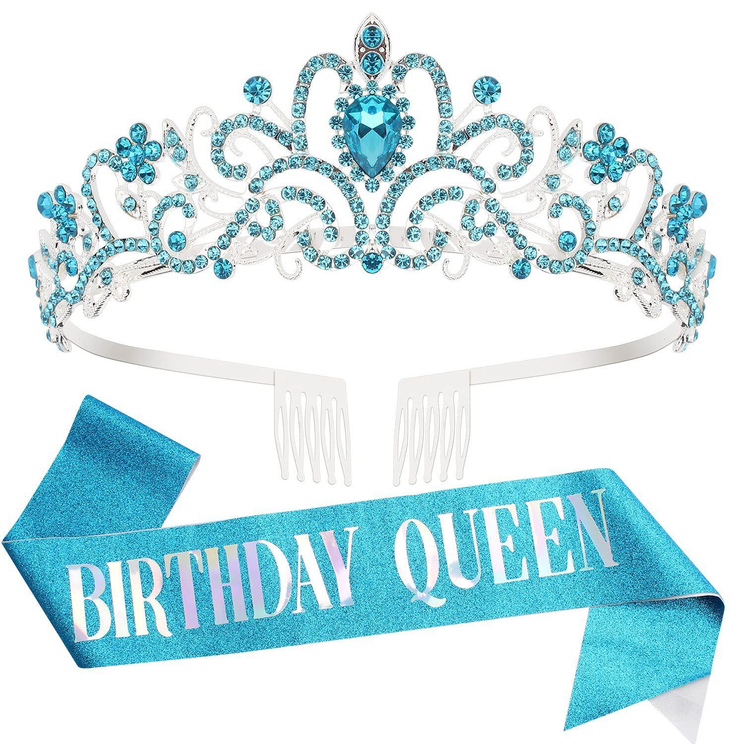 

Birthday Party Birthday Birthday Alloy Crown Shoulder Strap Headband Girl Queen Suit Birthday Shoulder Strap