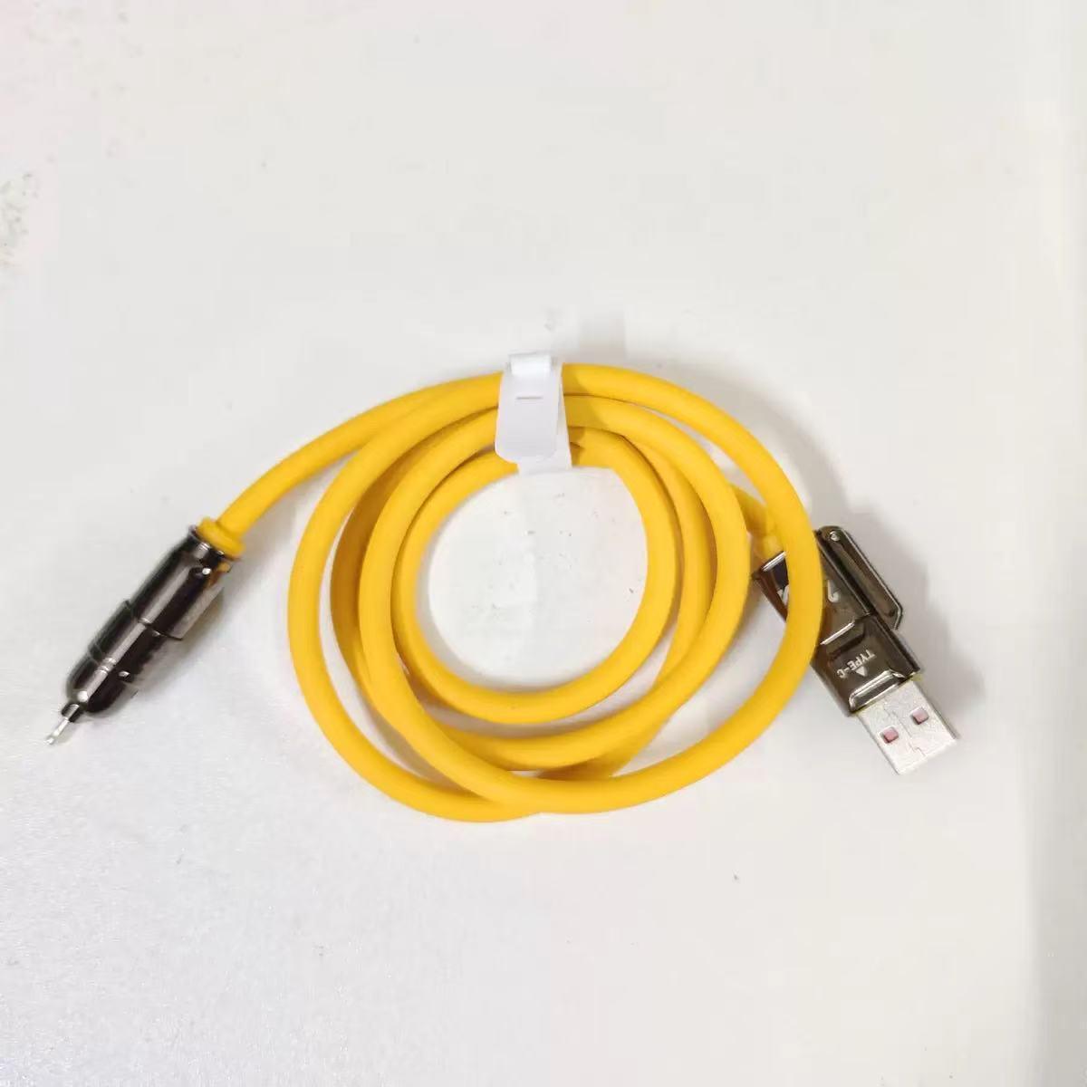 

Кабель для швидкої зарядки 240 Вт Dual Type-C PD для Apple та Huawei (Чотири в одному) 1 meter