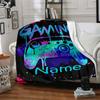 Custom Name Game Controller Theme Printed Blanket - Perfect for Couch, Bed, Travel & Outdoor Use | Machine Washable, Cozy & Durable.