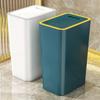 Bathroom Trash Can 10 12L Garbage Can With Press Top Lid For Toilet,Bedroom,Living Room – Plastic Wastebasket With Pop-Up Lid