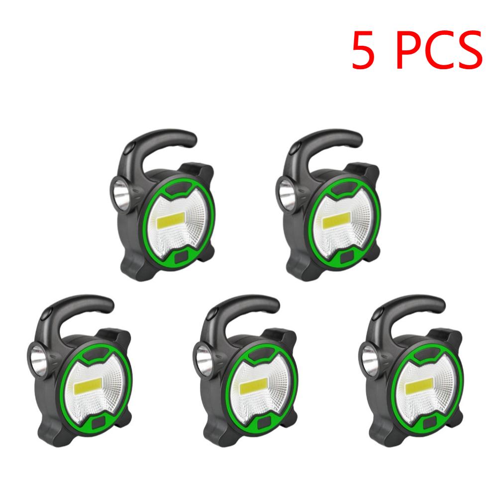 LED COB Workshop Torch with Handle Powerful Flashlight Multifunctional Camping Emergency Lamp for Outdoor Camping Hiking Lights