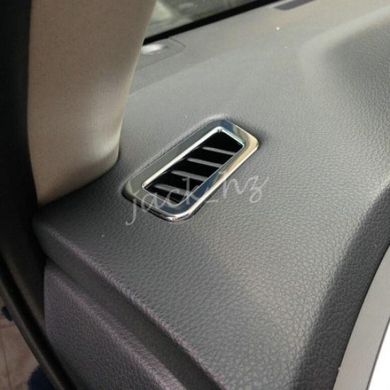 For Nissan Qashqai X-Trail Rogue Sport Chrome Dashboard Air Vent Surrounds Cover