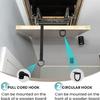 Multipurpose Garage Attic Ladder Pulley Replacement System Rusts Proof Steel Construction Compact Space Saving