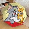 1pz Ombrello di Alta Qualità a Tema Tom & Jerry, Ombrello ad Apertura e Chiusura Automatica, Ombrello Multifunzionale G0811092