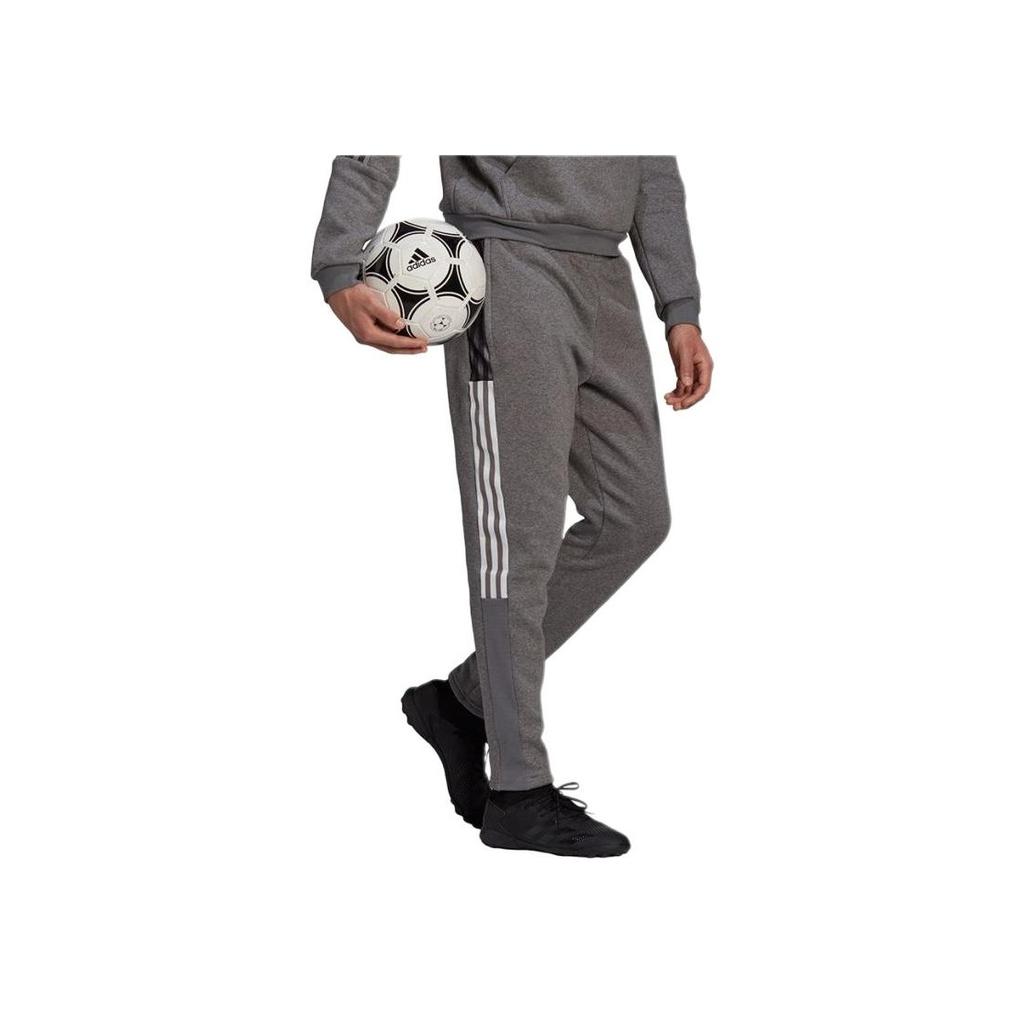 adidas Tiro 21 Sweat Pants Comfortable Striped Fashion Knitted Sports Pants Men Bottoms Gray GP8802