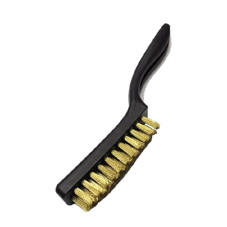 Long Last Rust Remover Cleaning Brush Reinforced Copper/Steel Wire For Bike Automotive Parts And Household Use